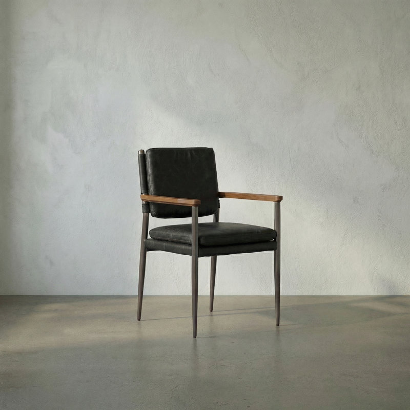 Wooster Leather Arm Chair