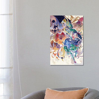 The Whole World Pours Down by Sija Hong - Painting on Canvas
