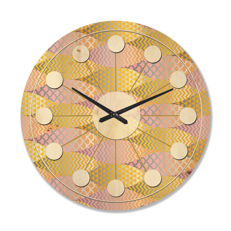 Horloge murale géométrique, Grand