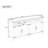 Jeamess 59'' Sideboard With 4 Doors-717511786