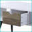 Modern White &amp; Black Coffee Table with Drawer &amp; Open Storage – Durable Metal Legs
