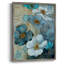 Blue Denim Garden I, reproduction encadrée - bois massif-1228299563