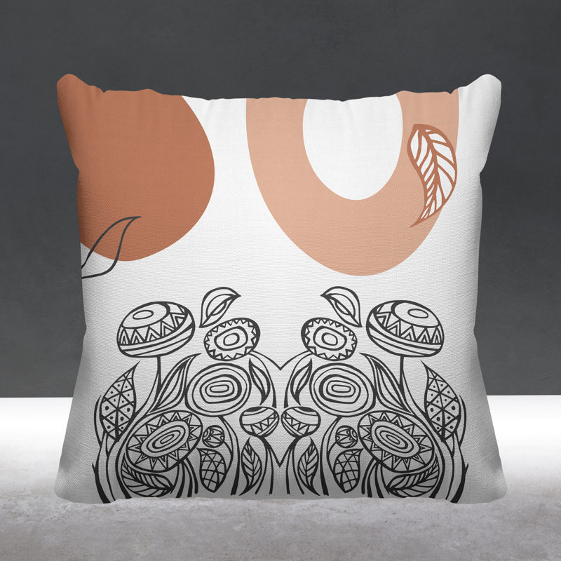 Housse de coussin d'intérieur Senufo, 20 po X 20 po