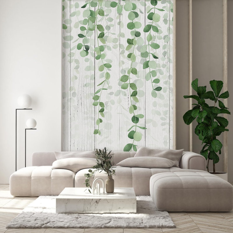 Peel & Stick Floral Border, 96" L x 48" W