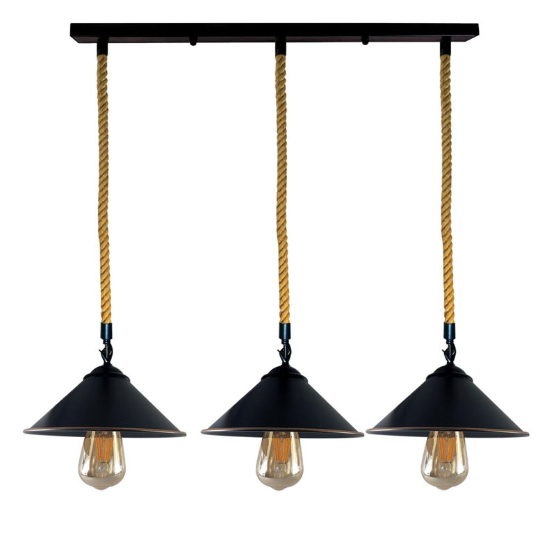 Payson 3 - Light Black Kitchen Island Pendant