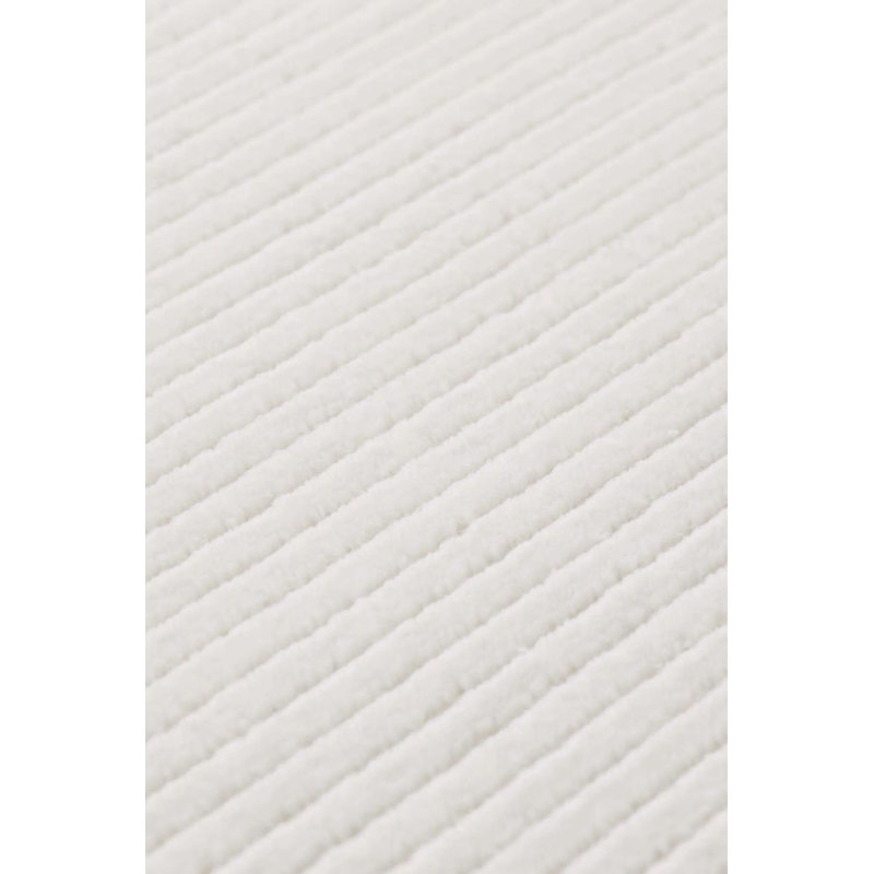 Elegant Cream Area Rug, 5.2 x 8.2 Feet | 100% Polypropylene, 1.1 lbs/sq ft, 0.4 in Pile Height | Machine Woven, Non-Slip Dot Underside, Antibacterial | Perfect for Living Room, Bedroom & Office Decor