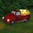 Exhart Solar Retro Truck with LED Sunflowers Old Fashioned Transportation Garden Statuary, 5 Inch