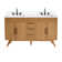 Hoult 60 in. Natural Teak Double Bathroom Vanity with Quartz Top
