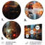 Ensemble de 5 décorations murales Ii Cityscape Abstract Reflections