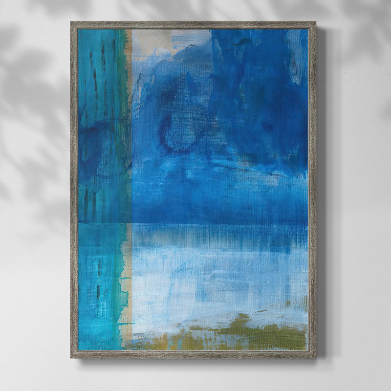 Bay Walk I, reproduction encadrée - bois massif, H 30 po x l 24 po