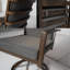 Ensemble repas 5 pièces avec 2 chaises pivotantes et 2 chaises empilables-1205893007