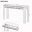 Rustic Console Table with Curved Corners-626345694