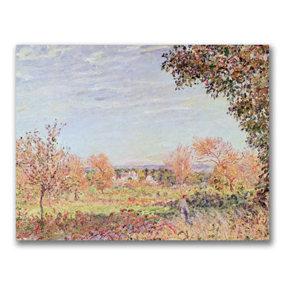 « septembre matin » par alfred sisley, reproduction d’art sur toile