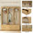 Farmhouse Hall Tree With Shoe Organizer & Coat Rack