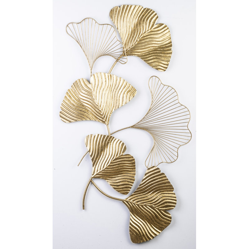 Glam Plants & Flowers Wall Decor on Metal