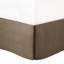 Édredon pour lit très grand 7 pièces - taupe et coussins décoratifs bruns inclus Literie taupe / brun-119384923-119384921