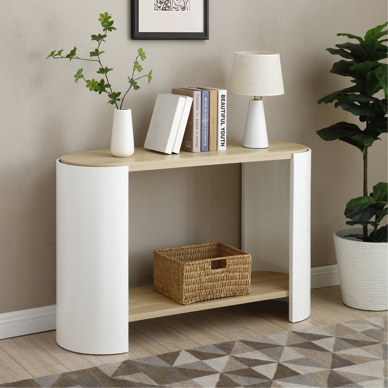 Table de bout, petite table d'appoint, table de chevet avec tablettes de rangement à 2 couches, table de canapé pour petits espaces, salon, chambre à coucher, structure stable, assemblage facile