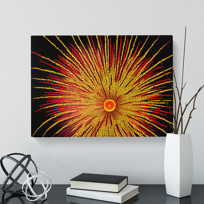 Intoxicating Fireworks - Wrapped Canvas, 50cm H x 76cm W x 3cm D