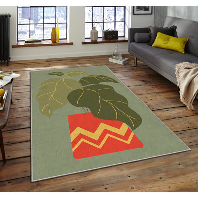 Luxurious Area Carpet (5.2 x 7.5 ft), 100% Polyester, 740 g/m² | Soft Velvet Fabric with Non-Slip Felt Dot Underside, Laminated Sponge for Comfort | Easy to Clean, Machine Washable at 86°F | Ideal for Living Room & Bedroom Decor