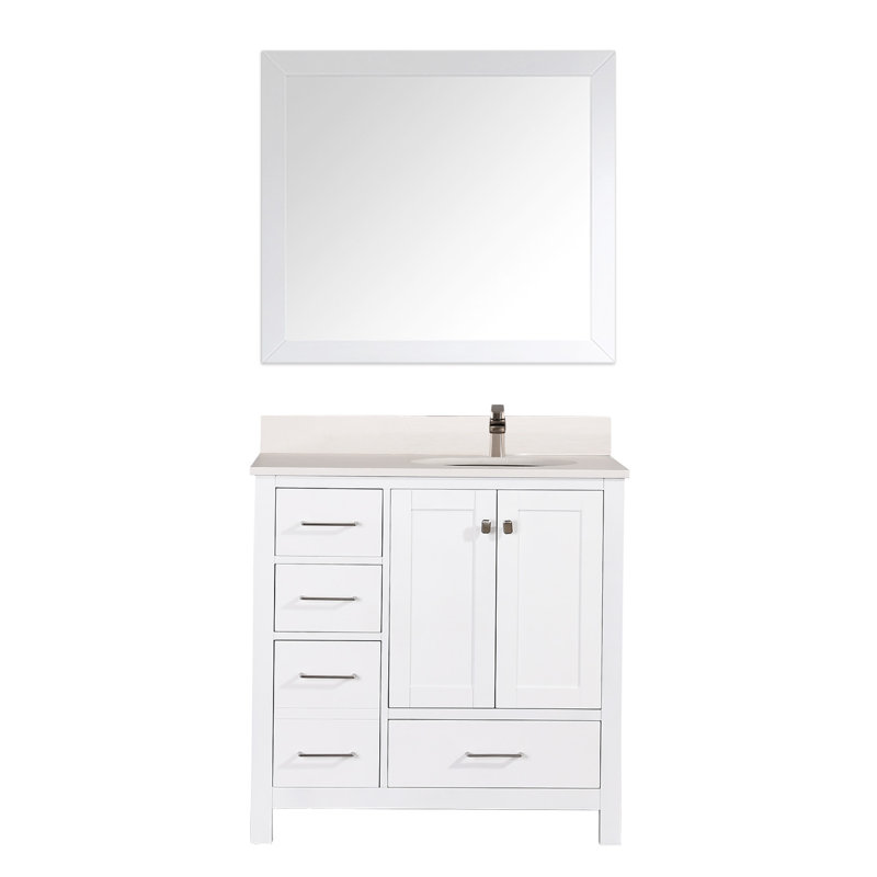 Meuble-lavabo simple l 36 po x P 22 po x H 40 po