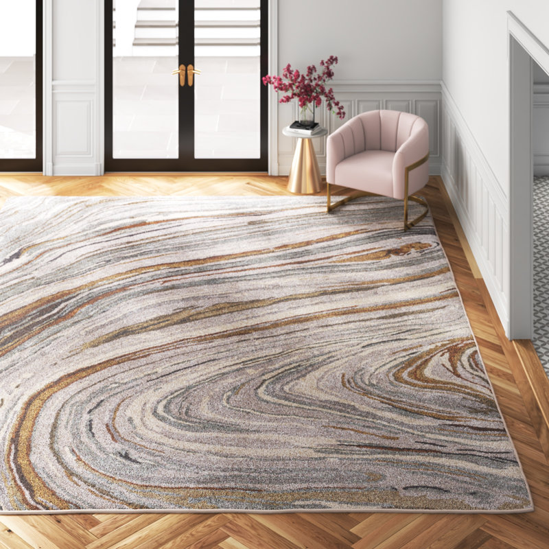Samantha Abstract Indoor Rug, Rectangle 5' x 7'6"