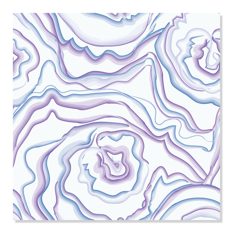 Panneau de papier peint lisse Destino, Mauve, l 24 po x L 48 po