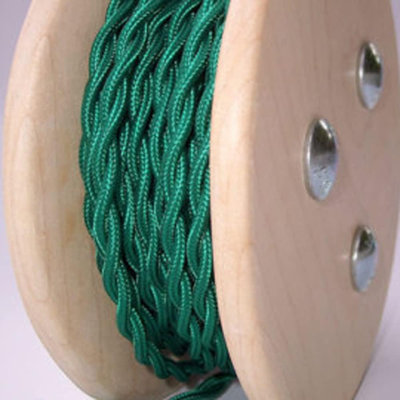 Sonila 3Core Twisted Vintage Coloured 0.75Mm Braided Fabric Flexible Electrical Hight Quality UK Lighting Wire Cable