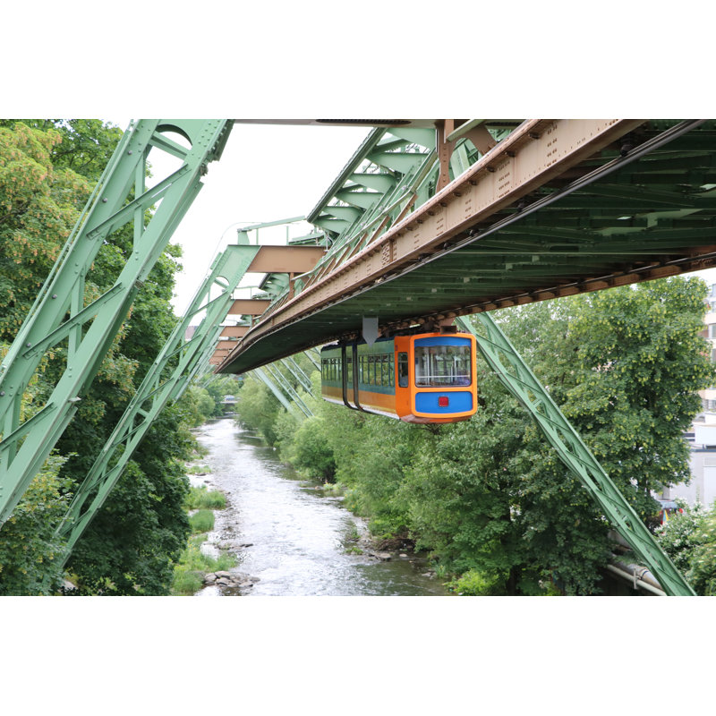 Hanging Railway In Wuppertal, Germany - Wrapped Canvas Print, 30cm H x 46cm W x 3.8cm D