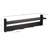 Coat Rack with Shelf - Wall Mount Shelf with 4 Hooks for Purses, Jackets and Keys - Coat Rack for Entryway, Mudroom, or Hallway by Lavish Home (Black)-609969475