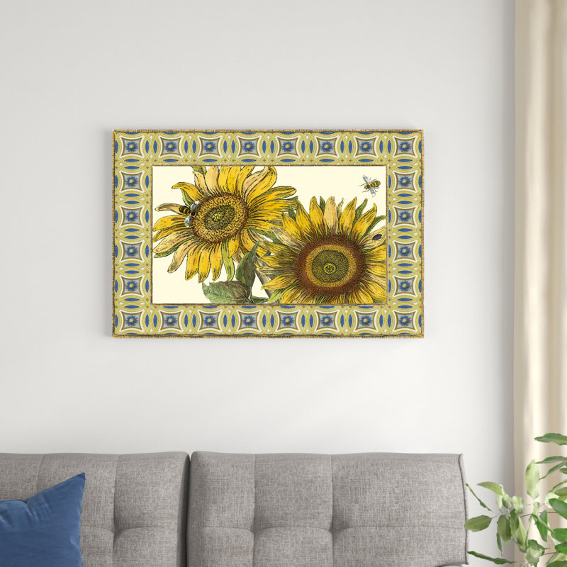 Tournesol classique II, H 24 po x l 36 po x P 1,25 po