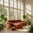 Aurelia 111" W x 43" D x 33" H Tufted Velvet Modular Sectional with Movable Ottoman-914230141-914230017
