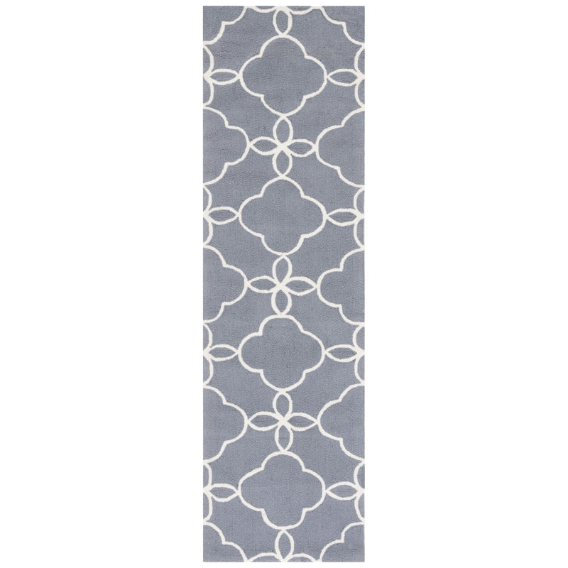 Wardlaw Hand Hooked Performance Geometric Rug, Runner 2'3" x 8'
