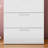 Bliss Glossy Four-Drawer Jumbo Chest in White-1175965556
