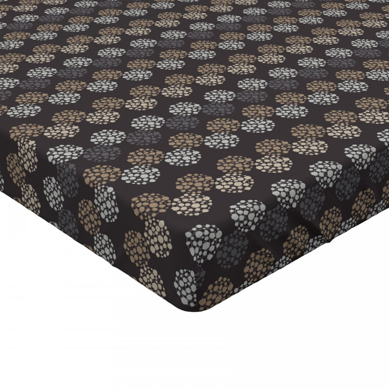 Microfiber Floral Fitted Sheet, Queen Fitted Sheet