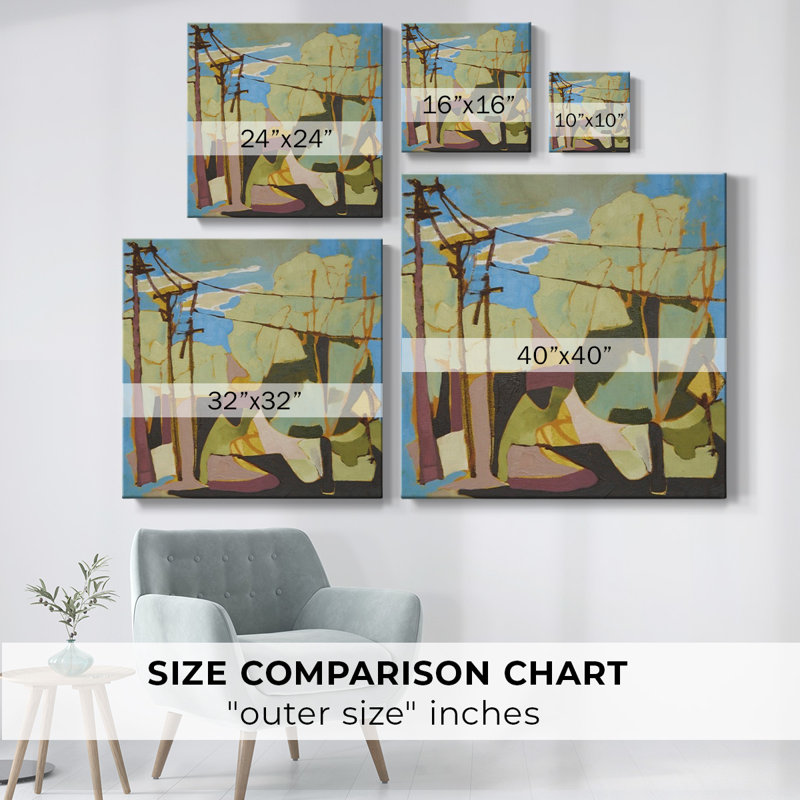 Sur toile, H 24 po x l 24 po x P 1,5 po