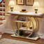 105 Cm Console Table with Storage Shelves-513534782-513534948
