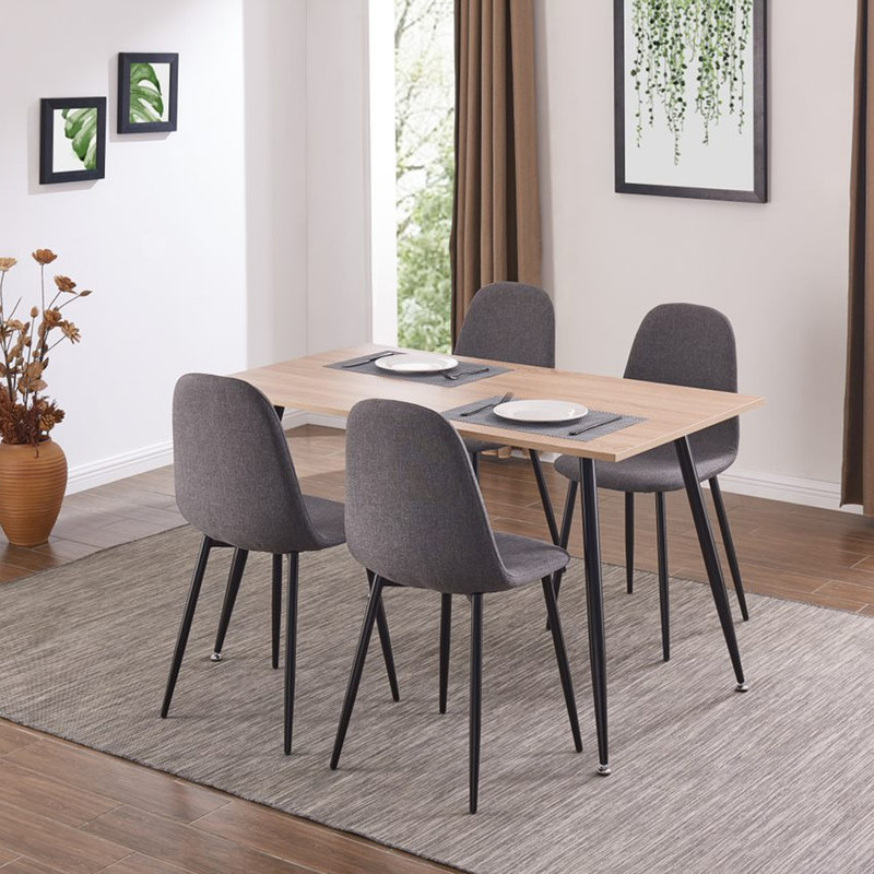Ensemble repas pour 4 personnes Evant, Gris