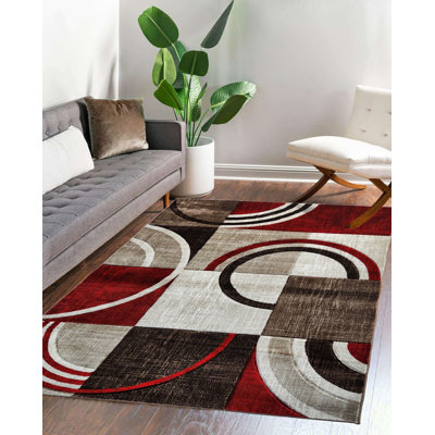 Jinayah Abstract Indoor Rug