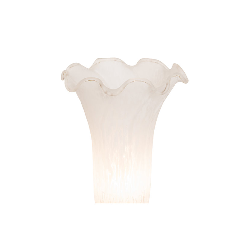 Meyda Tiffany & Stained Glass Table Lamp, White