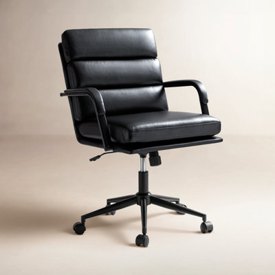 Anagrace Leather Office Chair with Lumbar Support