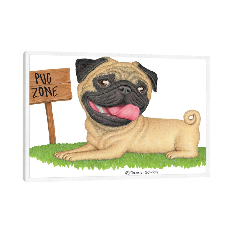 Danny Gordon - Print, White Framed