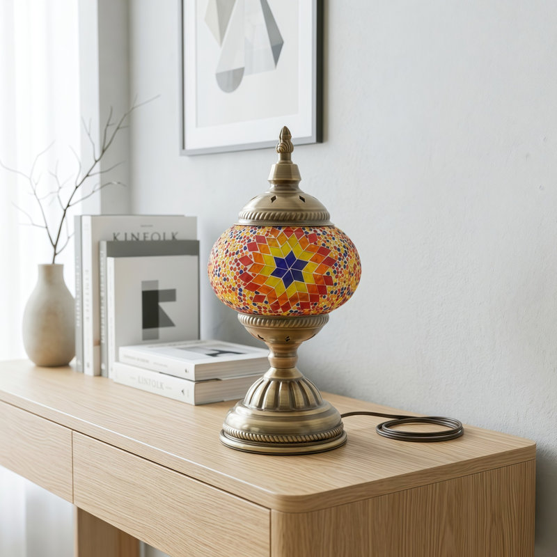 Lampe de table en verre Mosaic