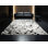 Tapis géométrique moderne et contemporain lavable à la machine Paizley