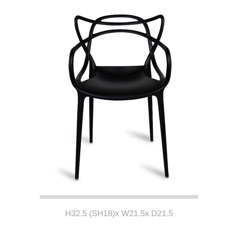 Chaise Terrill, Noir