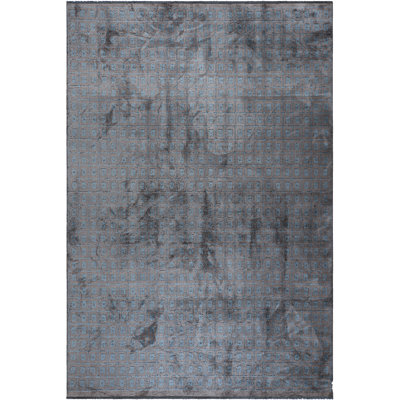 Rapture Gray/Blue Abstract Luxury Area Rug