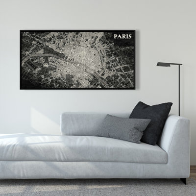 " Airplane Satellite View " on Canvas