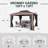 10 ft. x 13 ft. Hardtop Gazebo with Wood Grain Frame – Outdoor Aluminum Gazebo with Netting and Curtains for Patio, Lawn & Deck