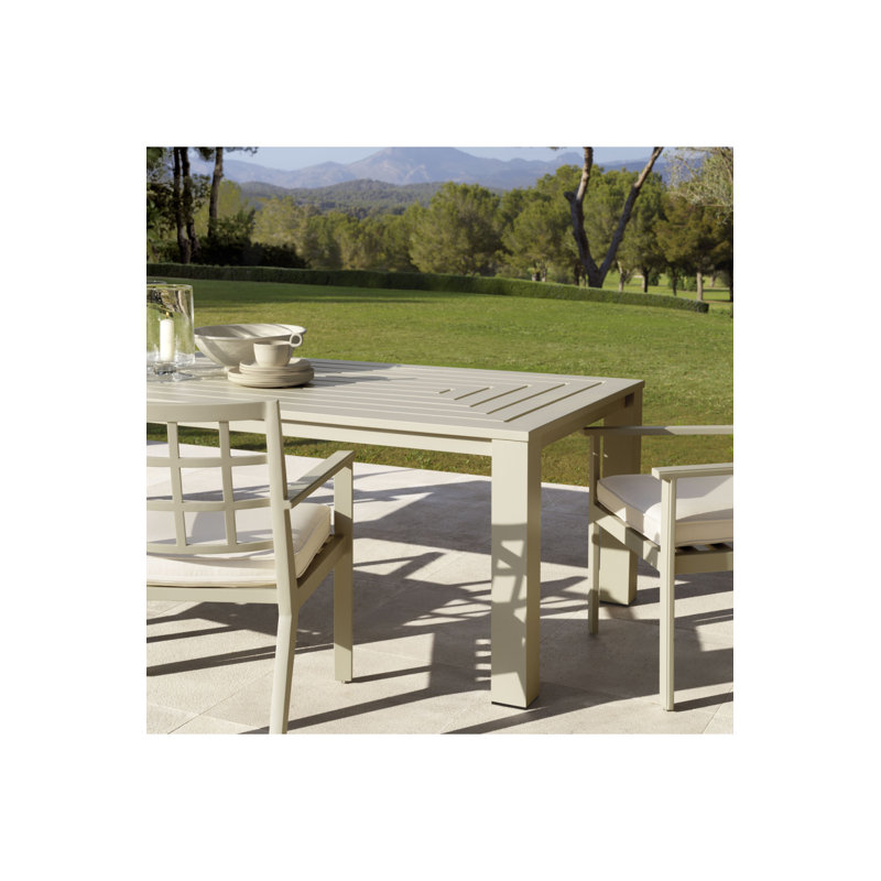 Vistamar Outdoor Coffee Table, Sand, 41.34" W x 94.49" L x 29.33" H