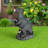 Chimpanzee and Dwarf Statues
