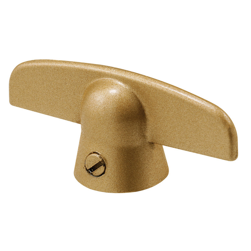 Pella Tee Handle, Roman Gold, 3/8 In. Special (2-Pack)
